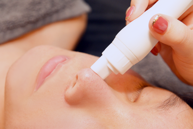 メンズエステ・毛穴洗浄の施術写真