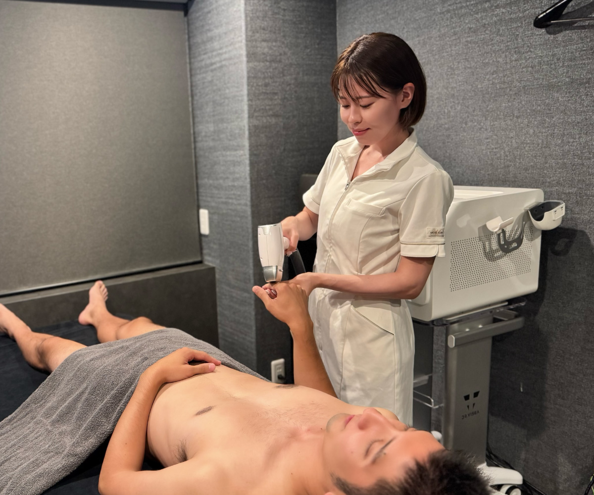 メンズLED脱毛の施術を行う心斎橋・堀江のメンズ脱毛サロンLumina Stellaのスタッフ写真